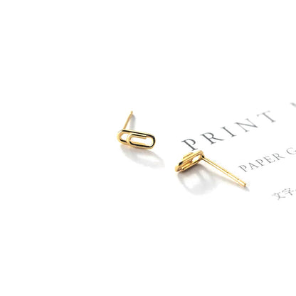 Aretes Mini Eslabón Clip