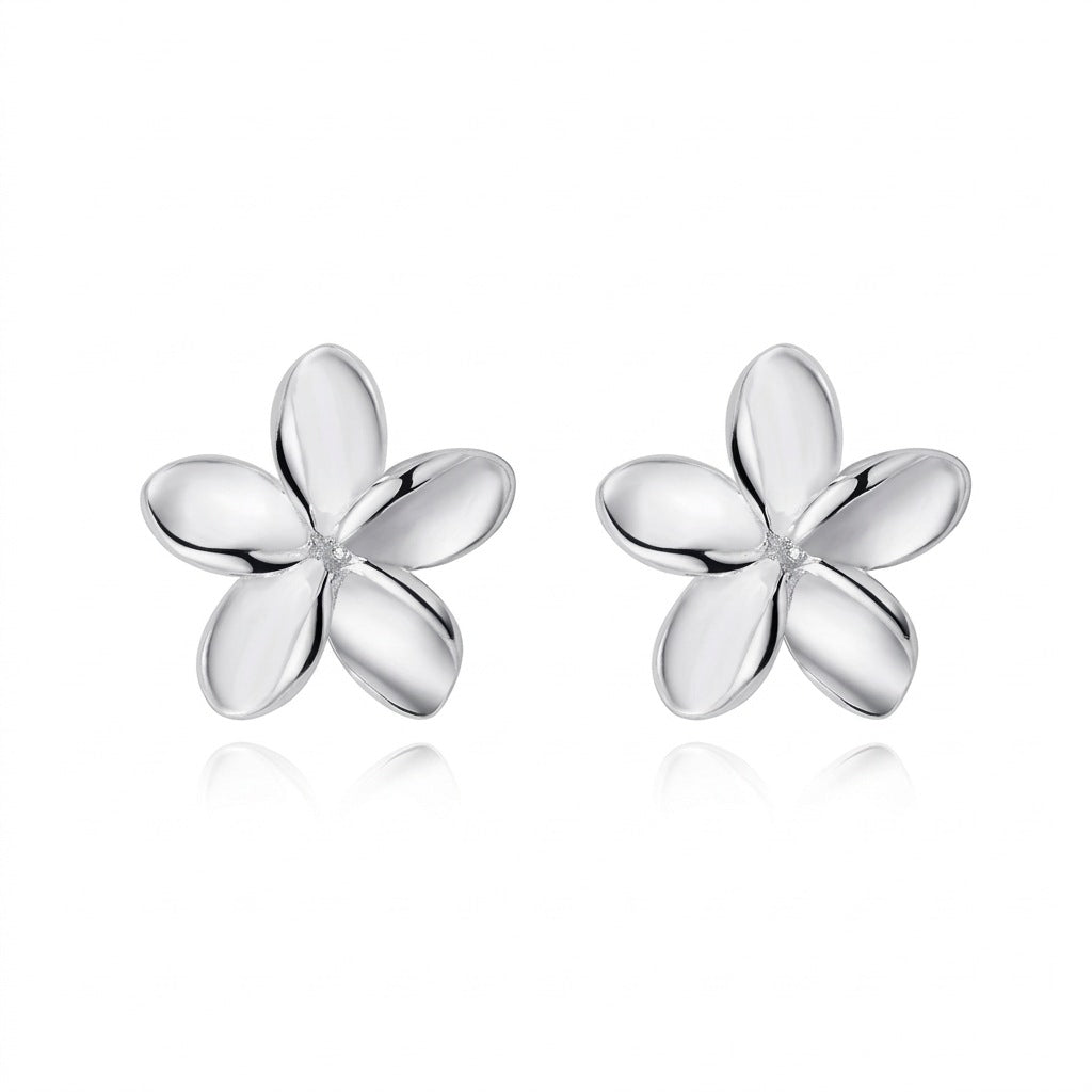 Aretes Mini Flor en Tres Tamaños