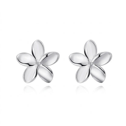Aretes Mini Flor en Tres Tamaños