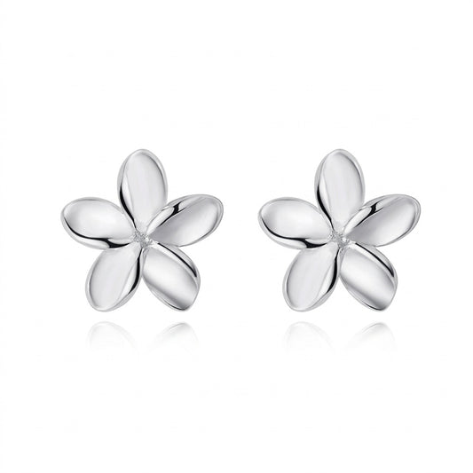 Aretes Mini Flor en Tres Tamaños