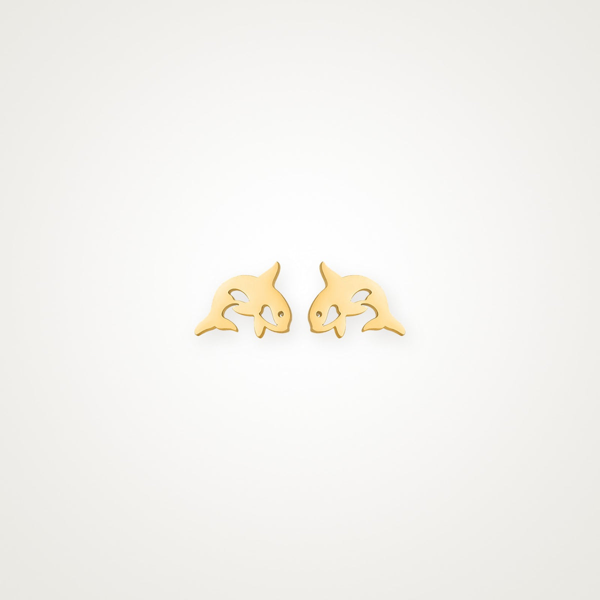 Aretes Orca dorados