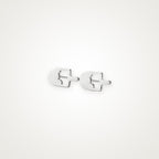 Aretes Paleta helada plateados