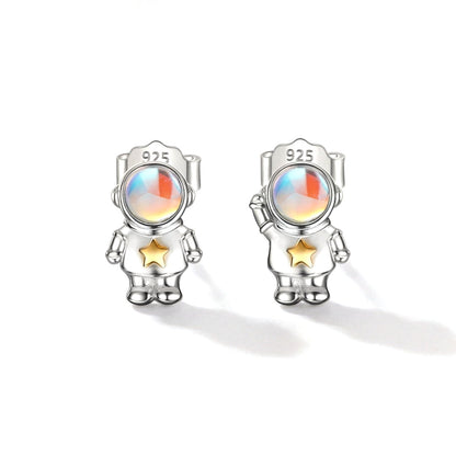 Aretes Pequeño Astronauta