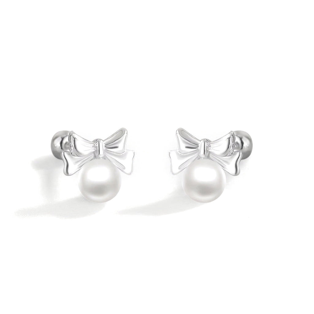 Aretes Perla Redonda Clásicos