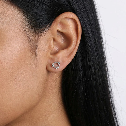 Aretes Perrito Calado