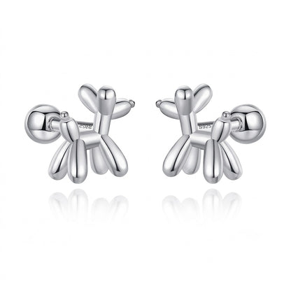 Aretes Perrito con Rosca
