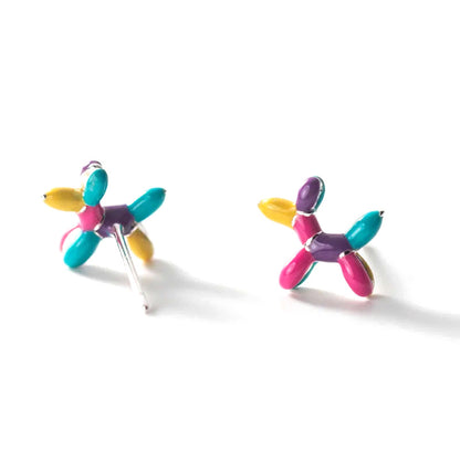 Aretes Perrito Esmaltado