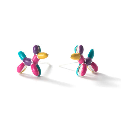 Aretes Perrito Esmaltado