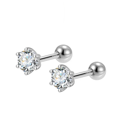 Aretes Punto de Luz de Seis Garras