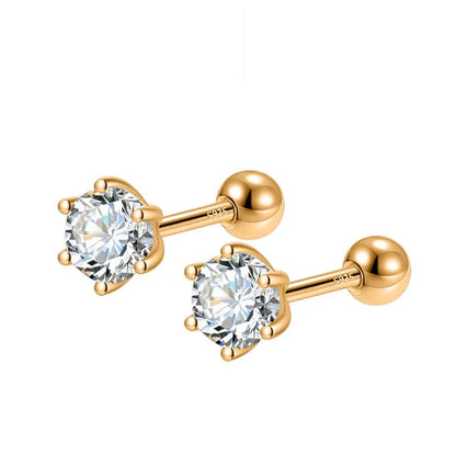 Aretes Punto de Luz de Seis Garras