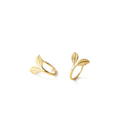 Aretes Rama con Hojas