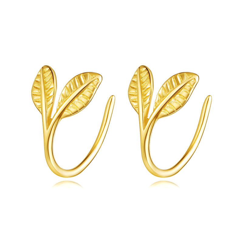 Aretes Rama con Hojas