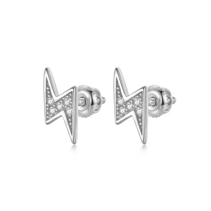 Aretes Rayo con Zirconias