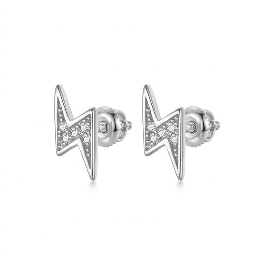 Aretes Rayo con Zirconias