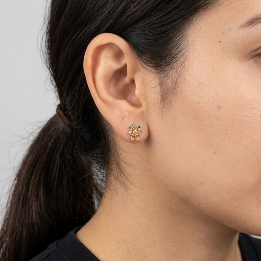 Aretes Rueda de la Fortuna