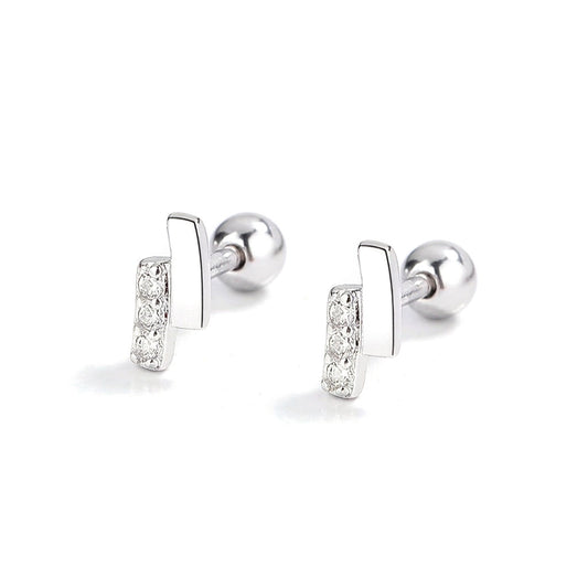 Aretes Sencillos con Zirconia
