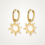 Aretes Sol tótem dorados