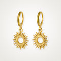 Aretes Sol dorados