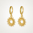 Aretes Sol dorados