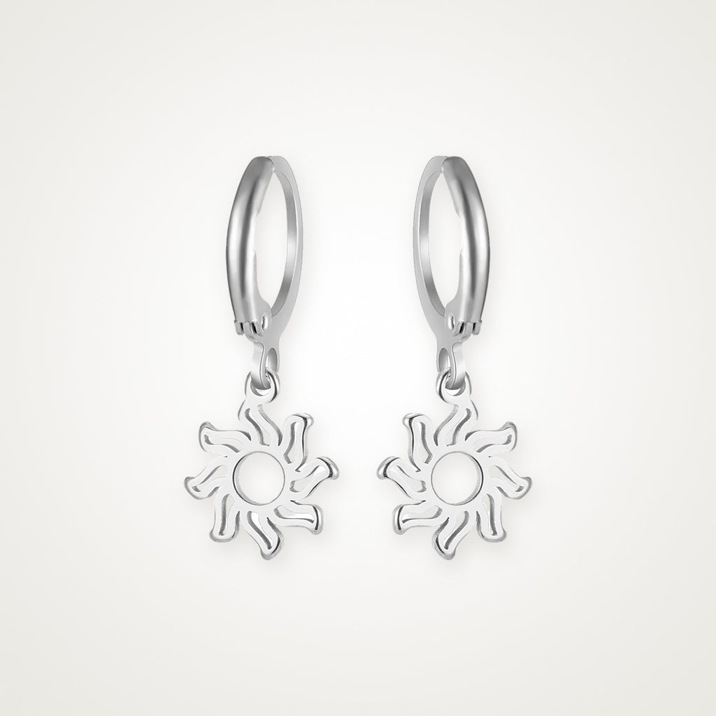Aretes Solecito plateados