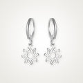Aretes Solecito plateados