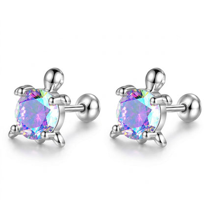 Aretes Tortuga con Zirconias