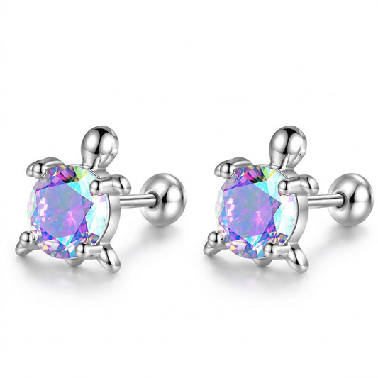Aretes Tortuga con Zirconias