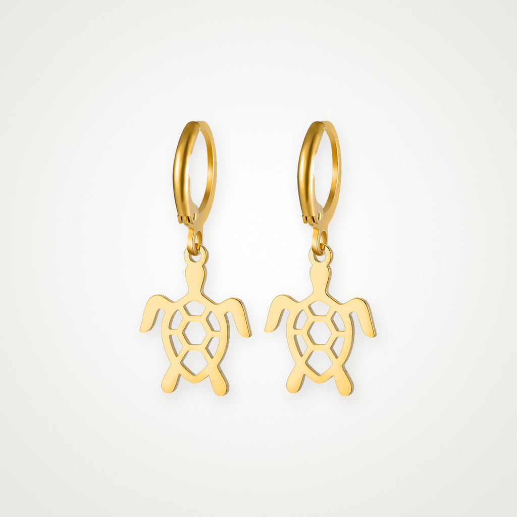 Aretes Tortuguita dorados