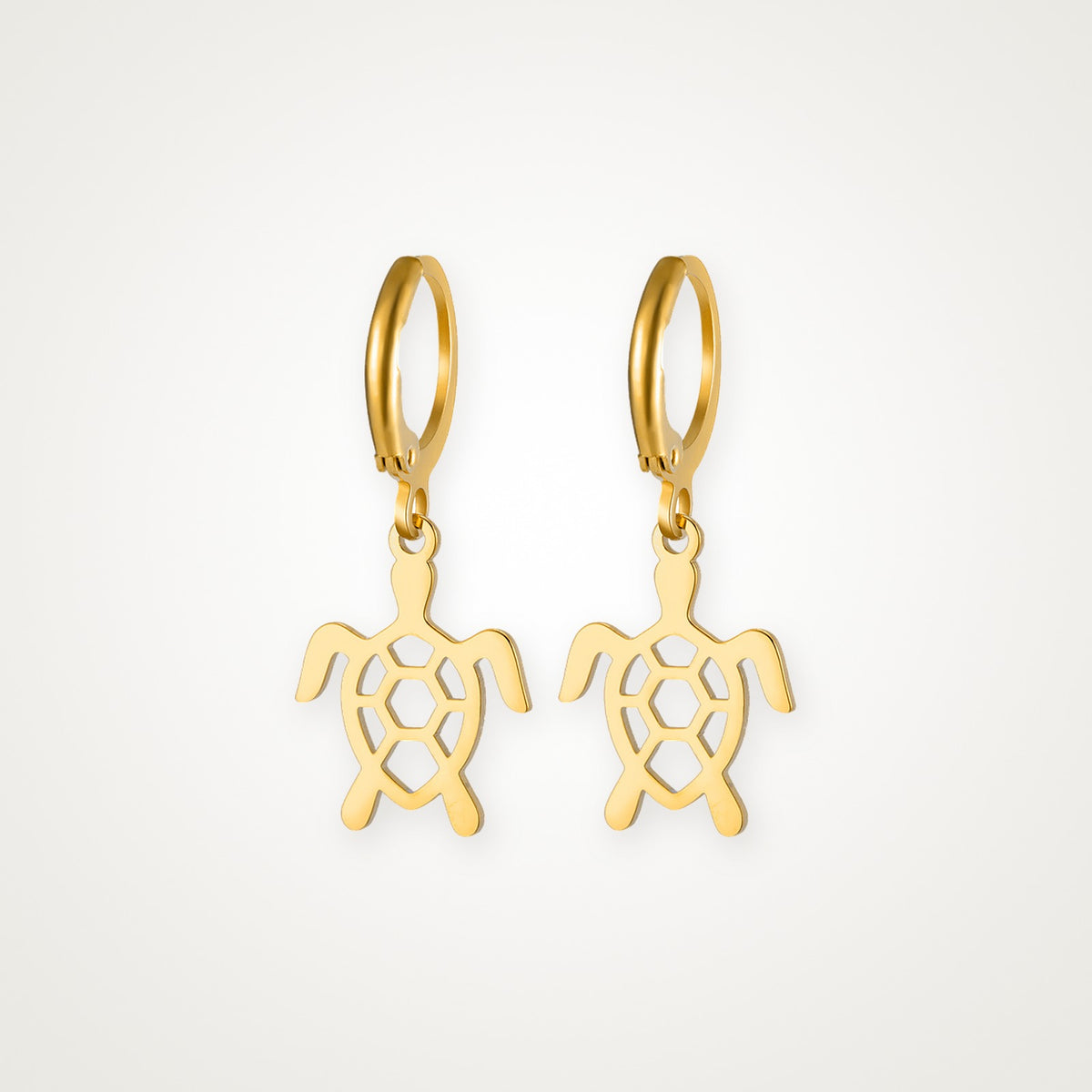 Aretes Tortuguita dorados