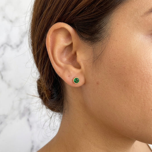 Aretes Triángulo o Círculo de Color