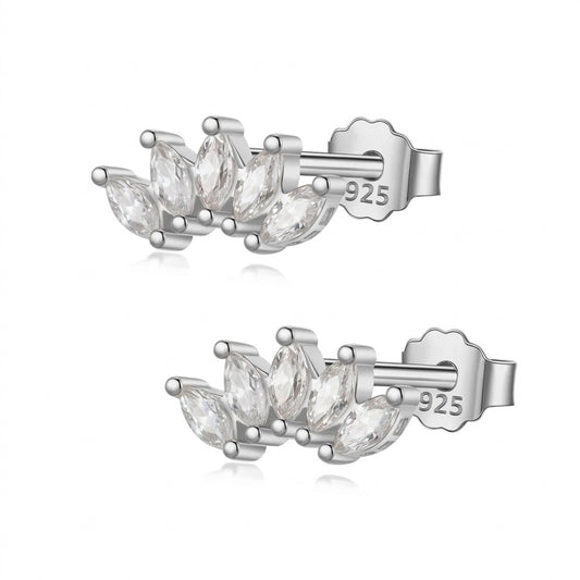 Aretes Zirconia Marquesa Blanca