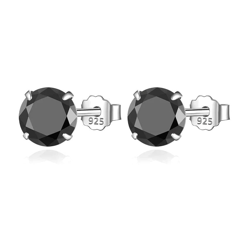 Aretes Zirconia Redonda de Colores