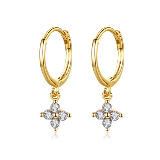 Arracadas con Zirconia en Seis Colores