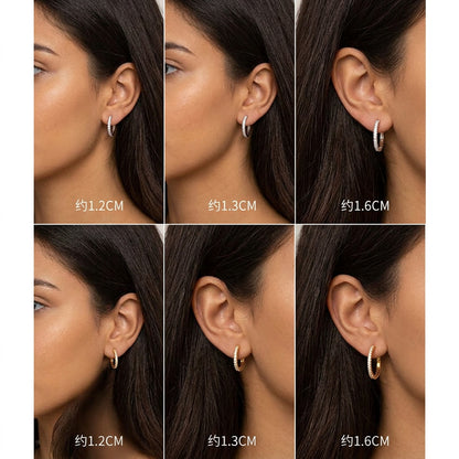 Arracadas con Zirconias Brillantes