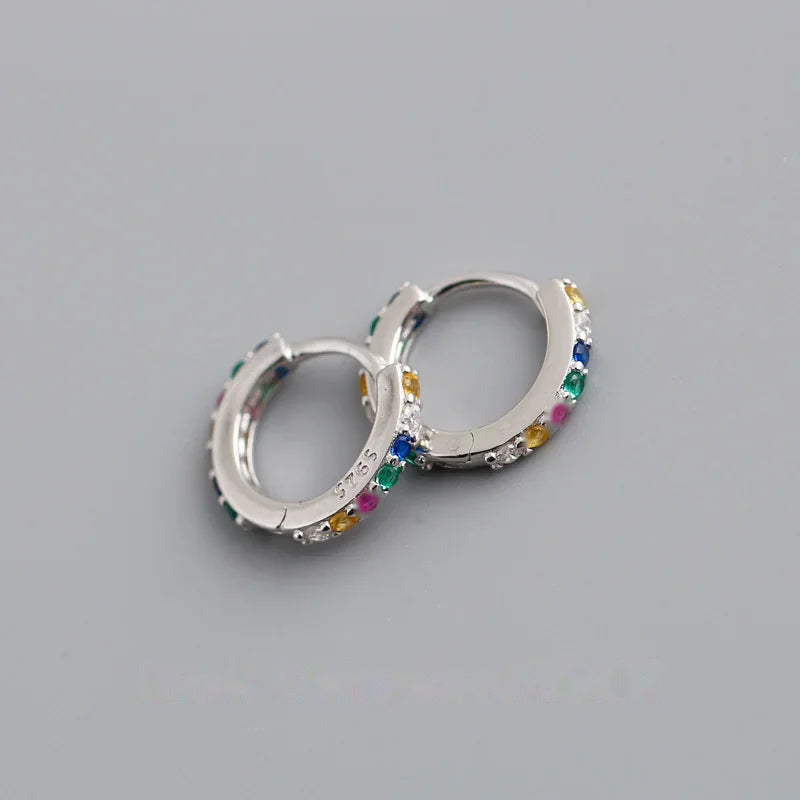 Arracadas con Zirconias de Color