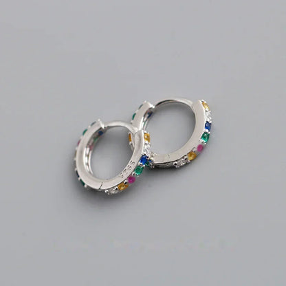 Arracadas con Zirconias de Color