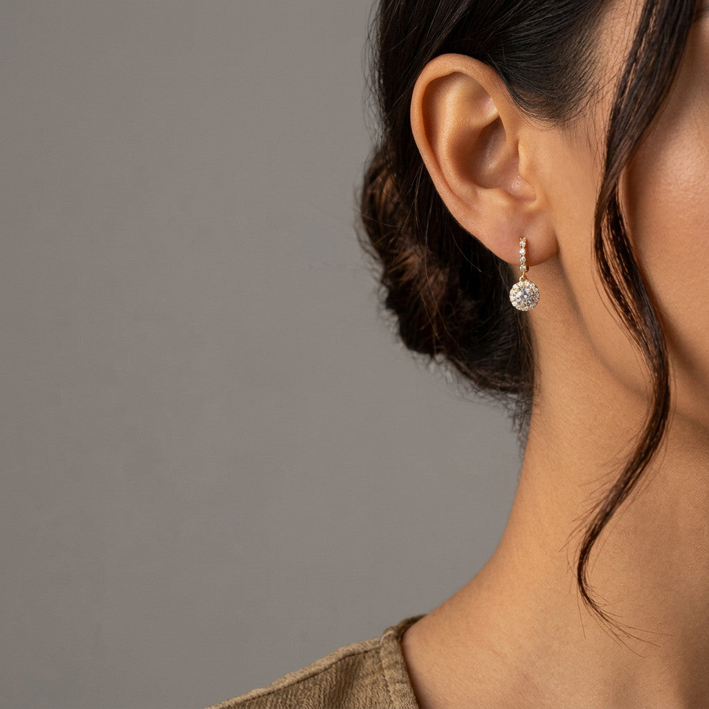 Arracadas de Fiesta con Zirconias