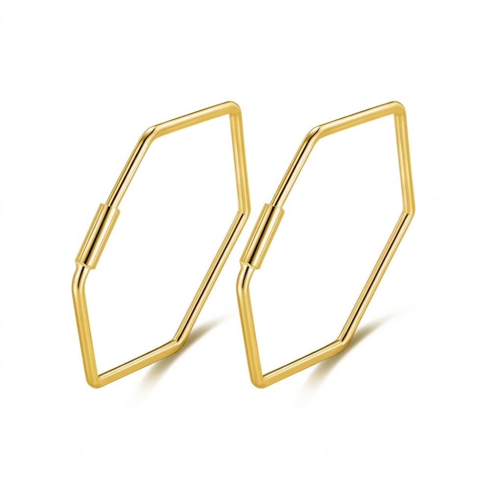 Arracadas Hexagonales