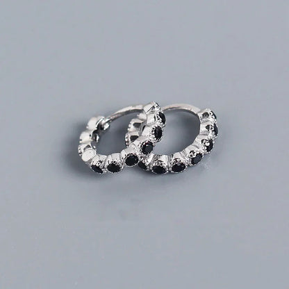 Arracadas Mini con Zirconias de Color