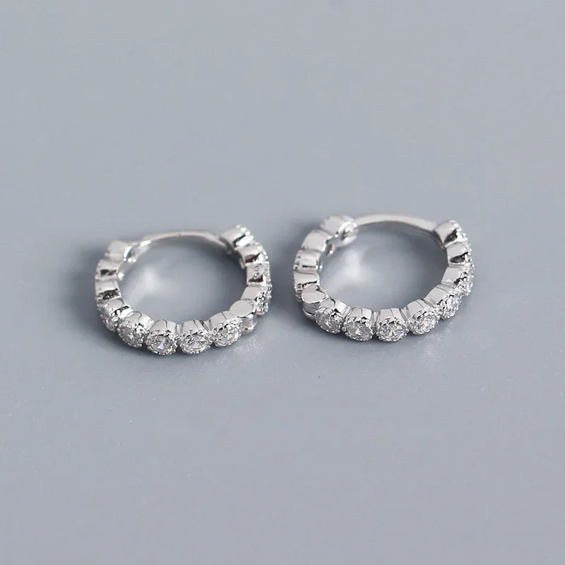 Arracadas Mini con Zirconias de Color