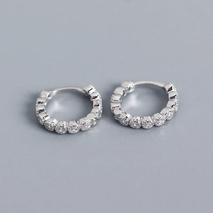 Arracadas Mini con Zirconias de Color