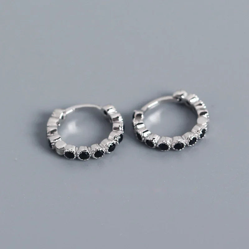 Arracadas Mini con Zirconias de Color