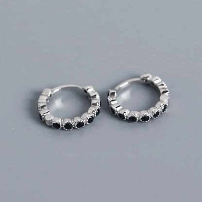 Arracadas Mini con Zirconias de Color