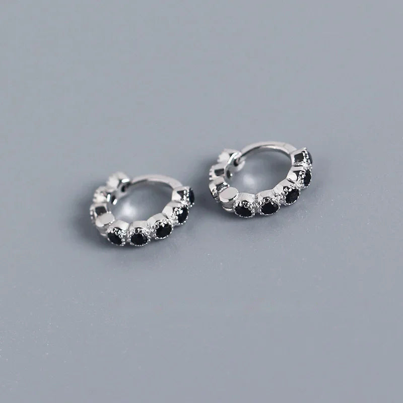 Arracadas Mini con Zirconias de Color