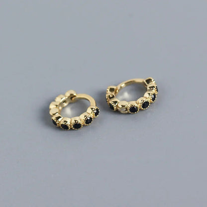 Arracadas Mini con Zirconias de Color