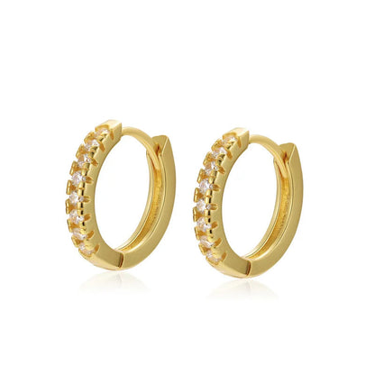 Arracadas Redondas con Zirconias