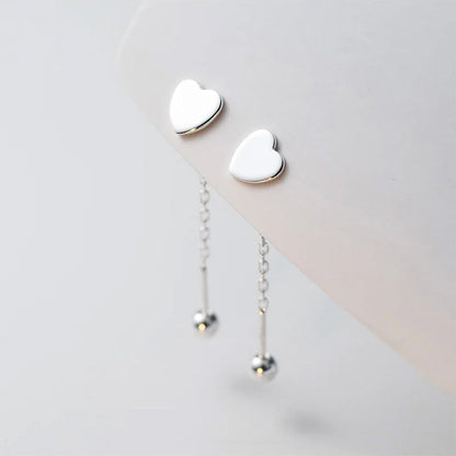 Aretes Colgantes Corazón o Estrella