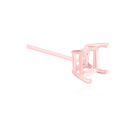 Base Cuadrada para Aretes con Cuatro Garras