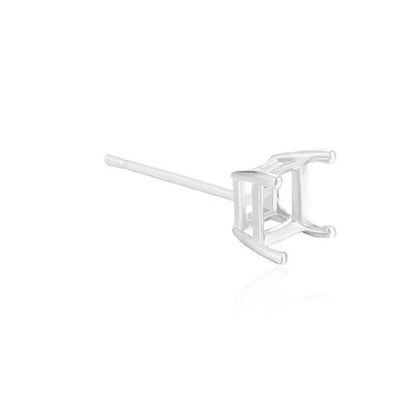 Base Cuadrada para Aretes con Cuatro Garras