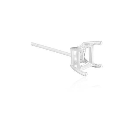 Base Cuadrada para Aretes con Cuatro Garras